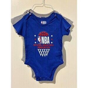 NWT NBA National Basketball Association 3-Count Baby Bodysuits - 24M